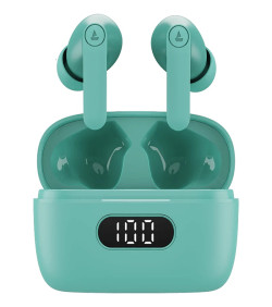 boAt Airdopes 121 Pro True Wireless Earbuds Signature Sound,Quad Mic Enx,Low Latency Mode for Gaming,50H Playtime,Iwp,Ipx4,Battery Indicator Screen(Emerald Green),in-Ear