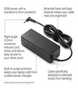 HP 65W AC LAPTOP ADAPTER 4.5MM FOR HP PAVILLION (WITHOUT POWER CABLE)