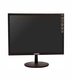 Zebion LED Monitor with 18.5 HD4 with Supporting HDMI& VGA Input, Glossy Panel, Slim Feature and Wall mountable Monitor with high Feature (18.5HD4)